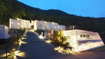 가평 돌고래 리조트 전망