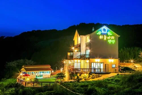 가평 돌고래 리조트 야경