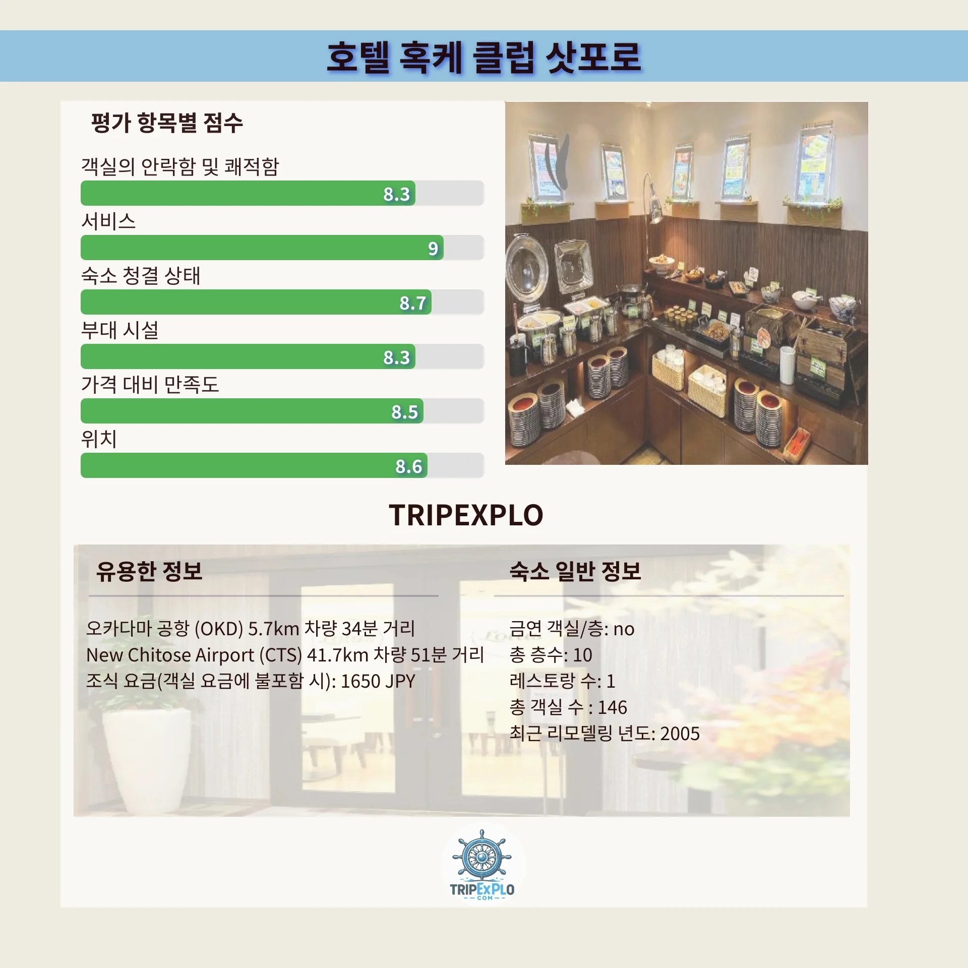 호텔 혹케 클럽 삿포로 이미지 3
