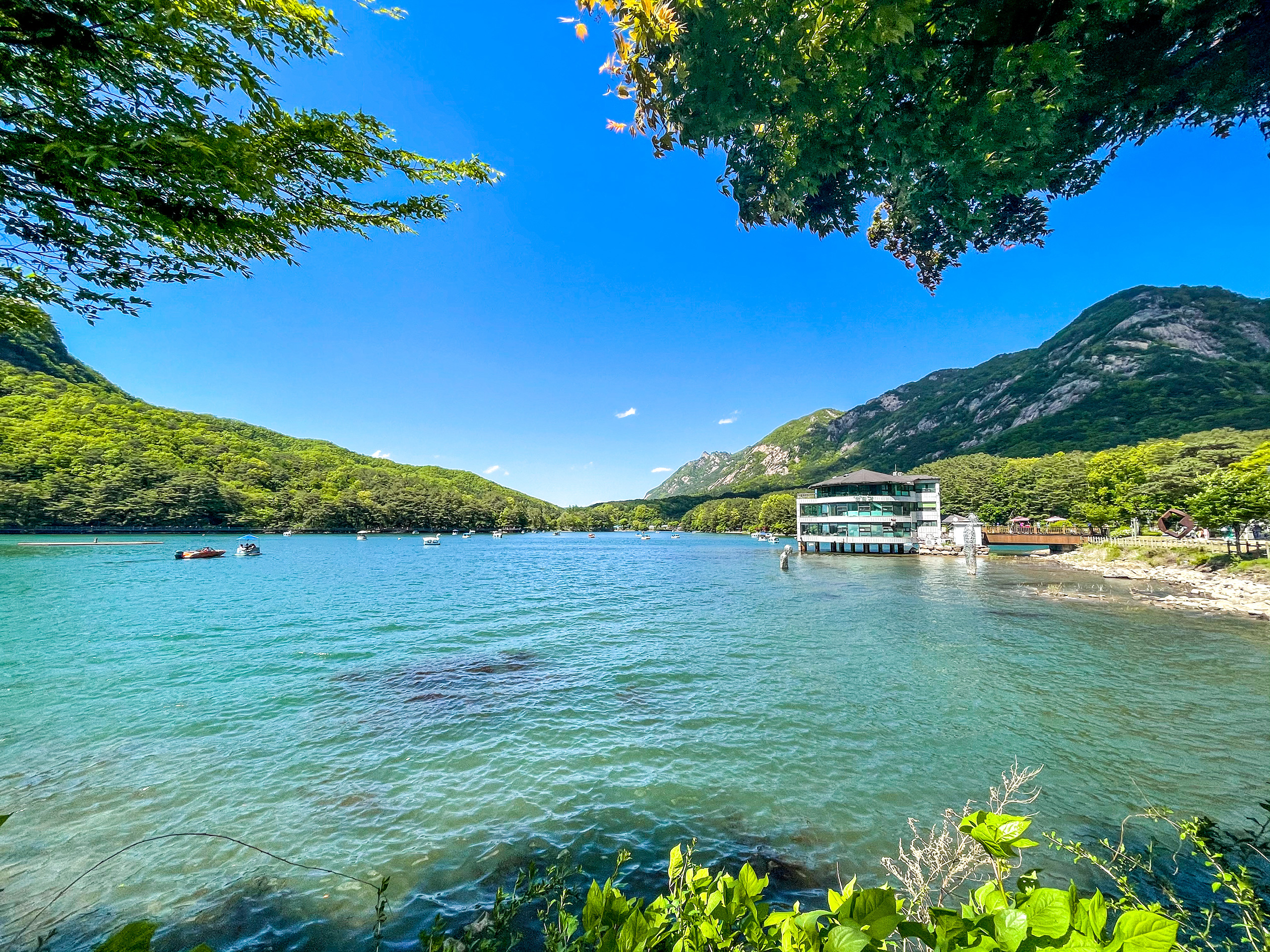 1월, 호수를 얼리는 겨울의 춤